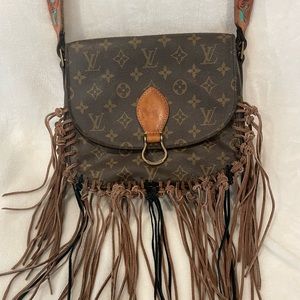 Authentic stamped customized LV crossbody